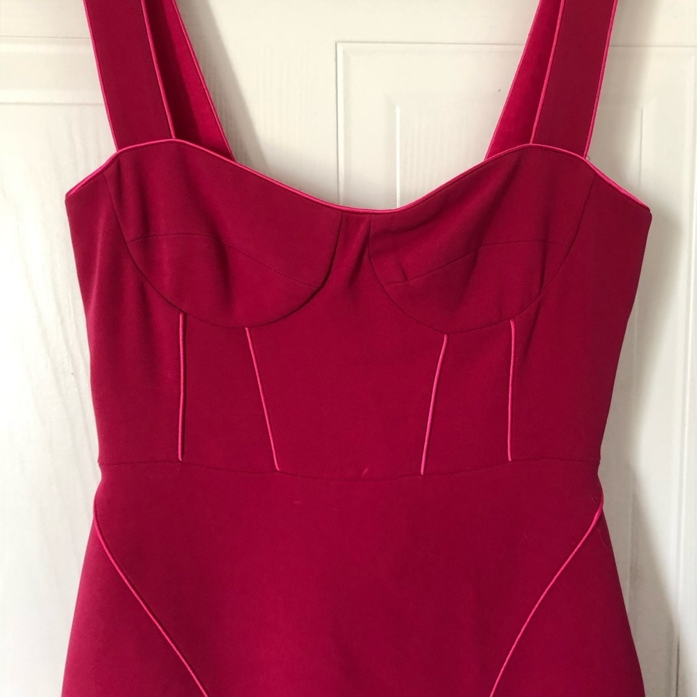 NWT Jonathan Simkhai Crepe Combo Mini Ruffle Dress - Picture 4 of 16